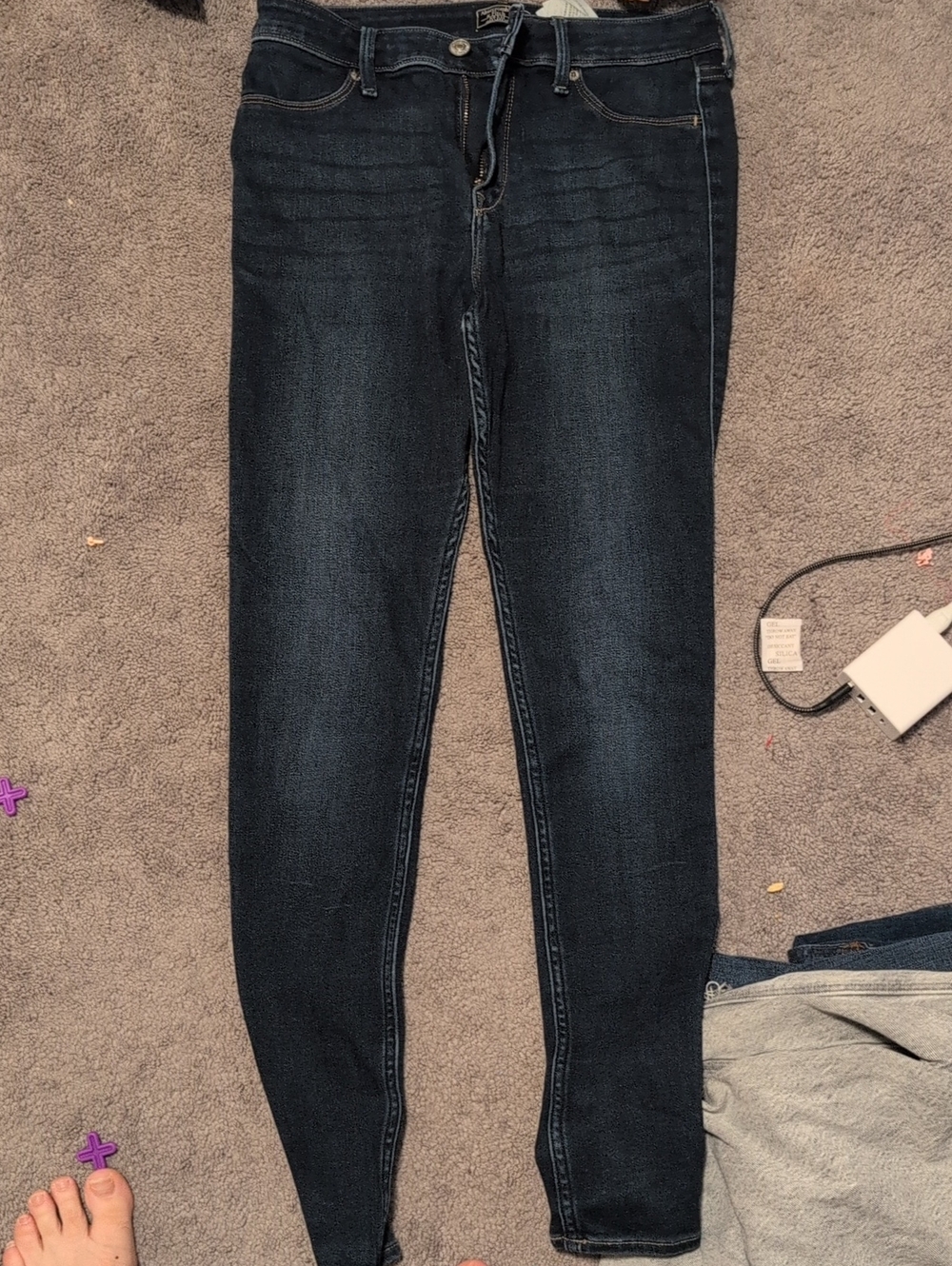 Abercrombie & Fitch Dark Blue Skinny Jeans